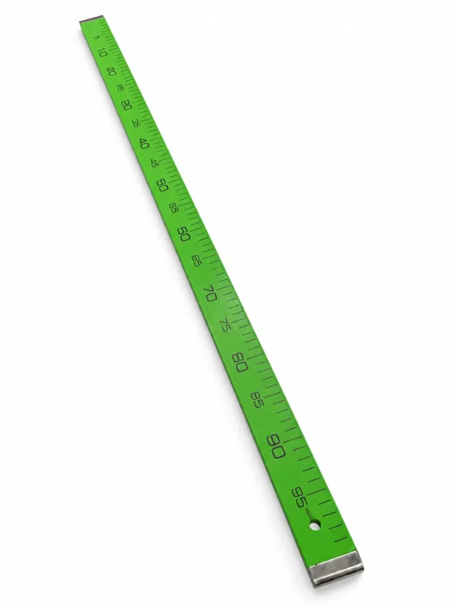 Yeşil Tahta Metre 1 Metre – Renkli Metre