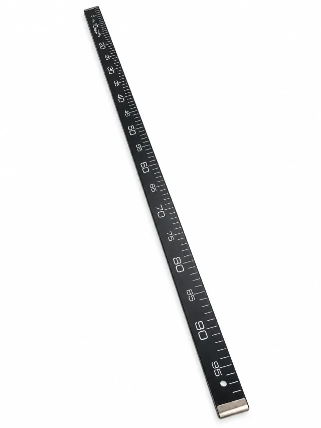 Siyah Tahta Metre 1 Metre – Renkli Metre