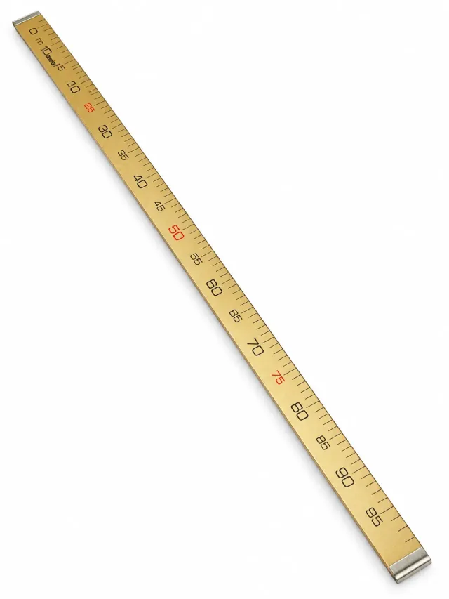 Altın Tahta Metre 1 Metre – Renkli Metre