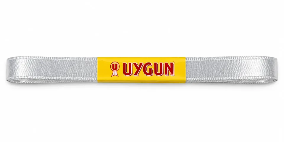 Beyaz Saten Kurdele 10 mm x 10 Metre