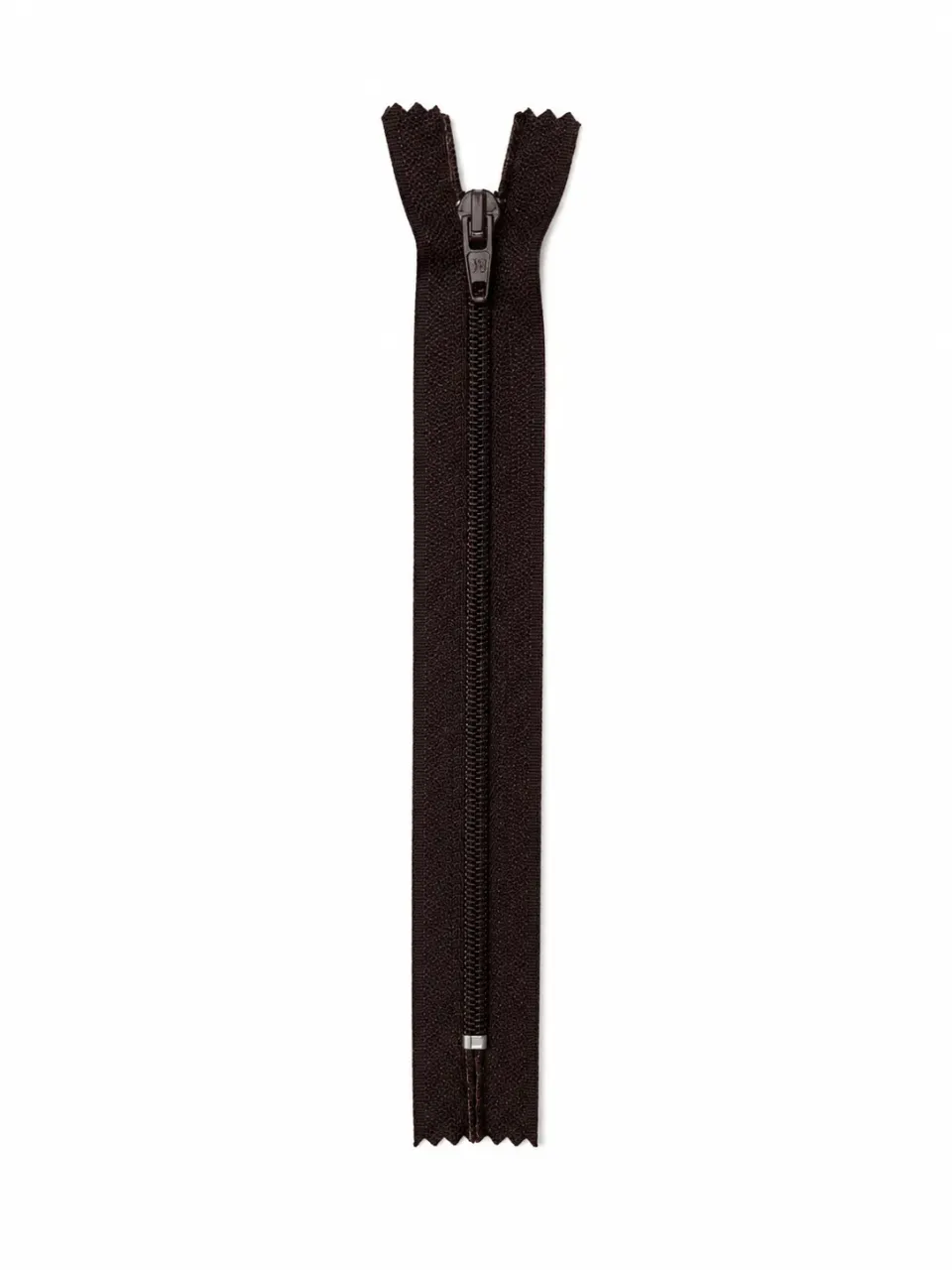 Ruba Pantolon Fermuarı Tip 7 – 18 cm Dayanıklı Pantolon Fermuarı - Kahve