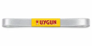 Beyaz Saten Kurdele 10 mm x 10 Metre görsel 1