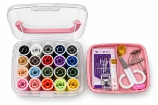 9 Parça Mini Dikiş Seti – Kutulu Pratik Dikiş Malzemeleri görsel 2