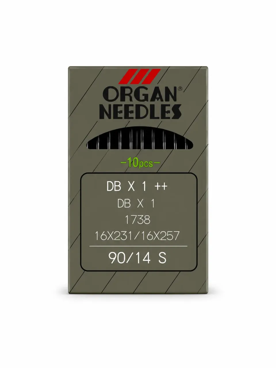 Organ Sanayi Tipi İnce Dip Düz Makine İğnesi No:14 – Profesyonel Dikiş Makinesi İğnesi