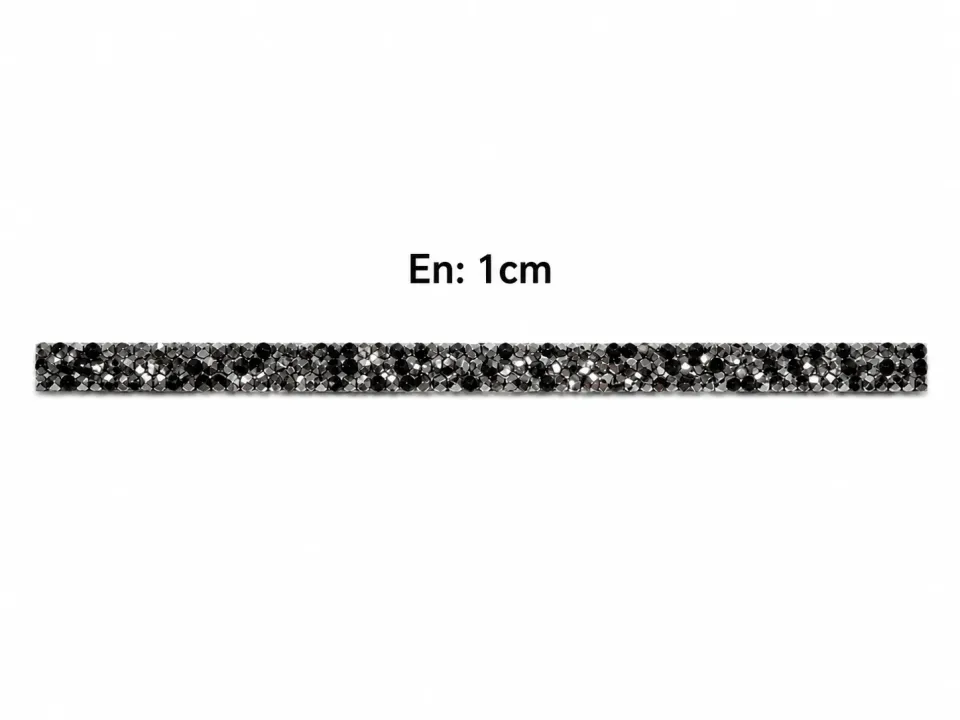 Taşlı Şerit Füme 1 cm – 1 Metre Dekoratif Taş Şerit