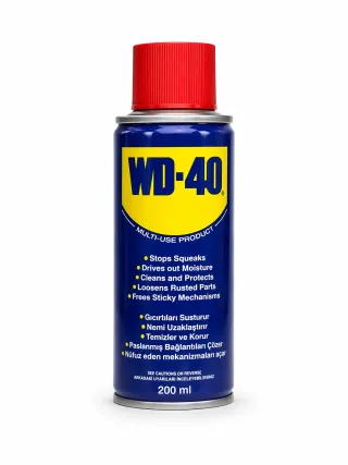 WD-40 Pas Sökücü Yağlayıcı Sprey – Çok Amaçlı Koruyucu ve Temizleyici 200 Ml görsel 1