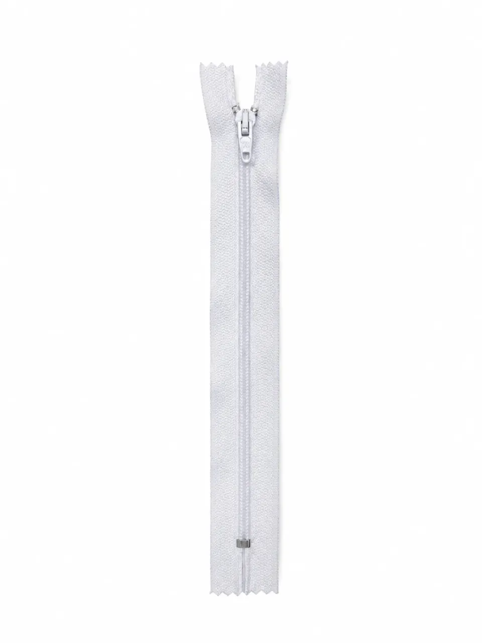 Ruba Pantolon Fermuarı Tip 7 – 18 cm Dayanıklı Pantolon Fermuarı - Beyaz