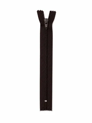 Ruba Pantolon Fermuarı Tip 7 – 18 cm Dayanıklı Pantolon Fermuarı - Kahve görsel 1