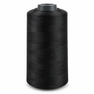 120 Numara Polyester Dikiş İpliği Siyah görsel 1