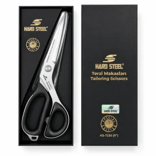 HS-7230 Titanyum Profesyonel Terzi Makası 9 İnç 23 cm görsel 1