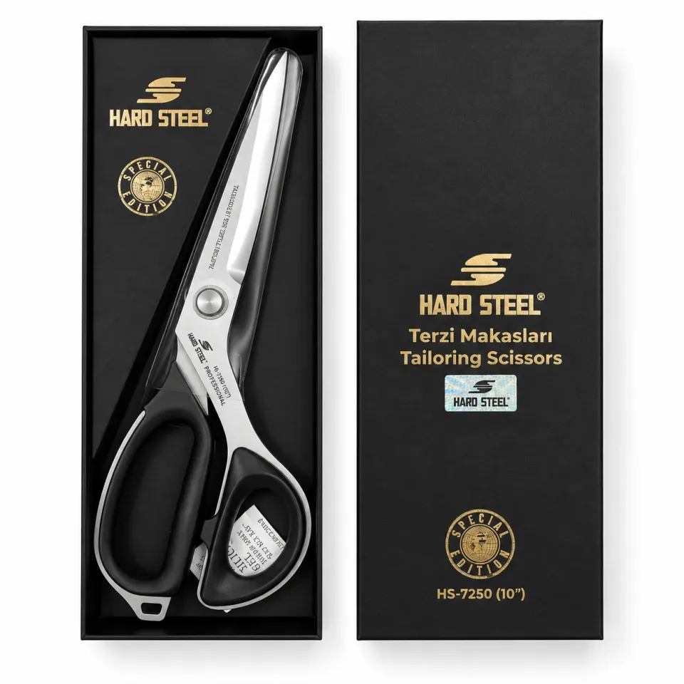 HS-7250 Titanyum Profesyonel Terzi Makası 10 İnç 25 cm