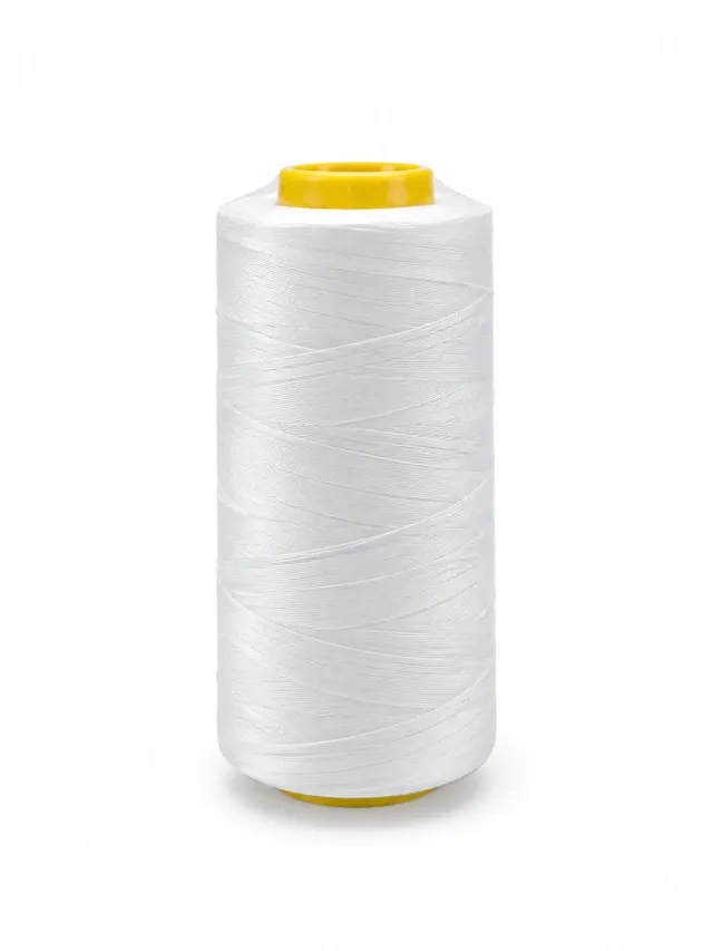 Glotex Beyaz 150 Denye 5000 Metre 1. Kalite Overlok İpliği