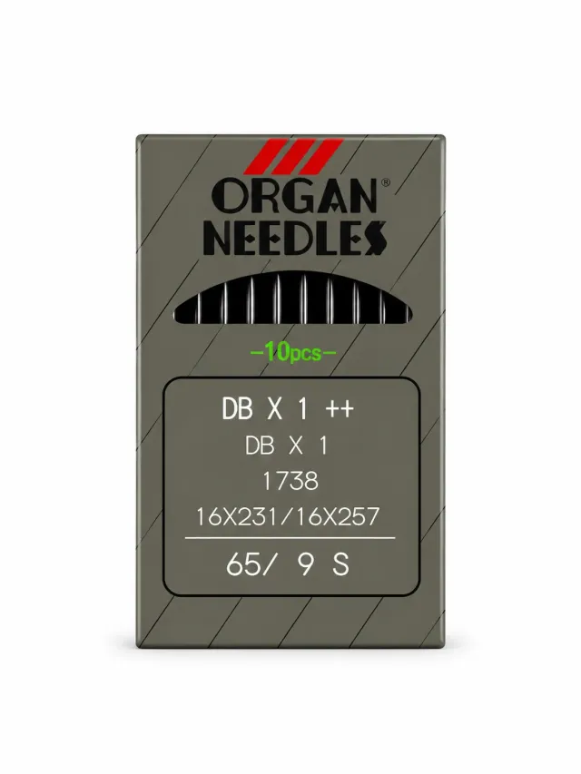 Organ Sanayi Tipi İnce Dip Düz Makine İğnesi No:9 – Profesyonel Dikiş Makinesi İğnesi