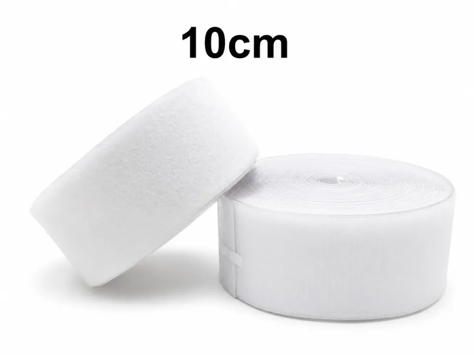 10 cm Cırt Bant 1 Metre – Dikişlik Ağır Hizmet Tipi Güçlü Cırt Cırt Bant - Beyaz