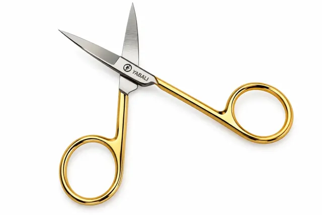Altın Saplı Nakış Makası 9,5 cm
