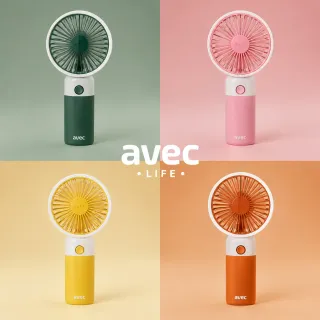 AVEC AV-F139 Taşınabilir Mini Fan Şarjlı – USB Şarjlı Masaüstü ve El Vantilatörü - Yeşil görsel 1