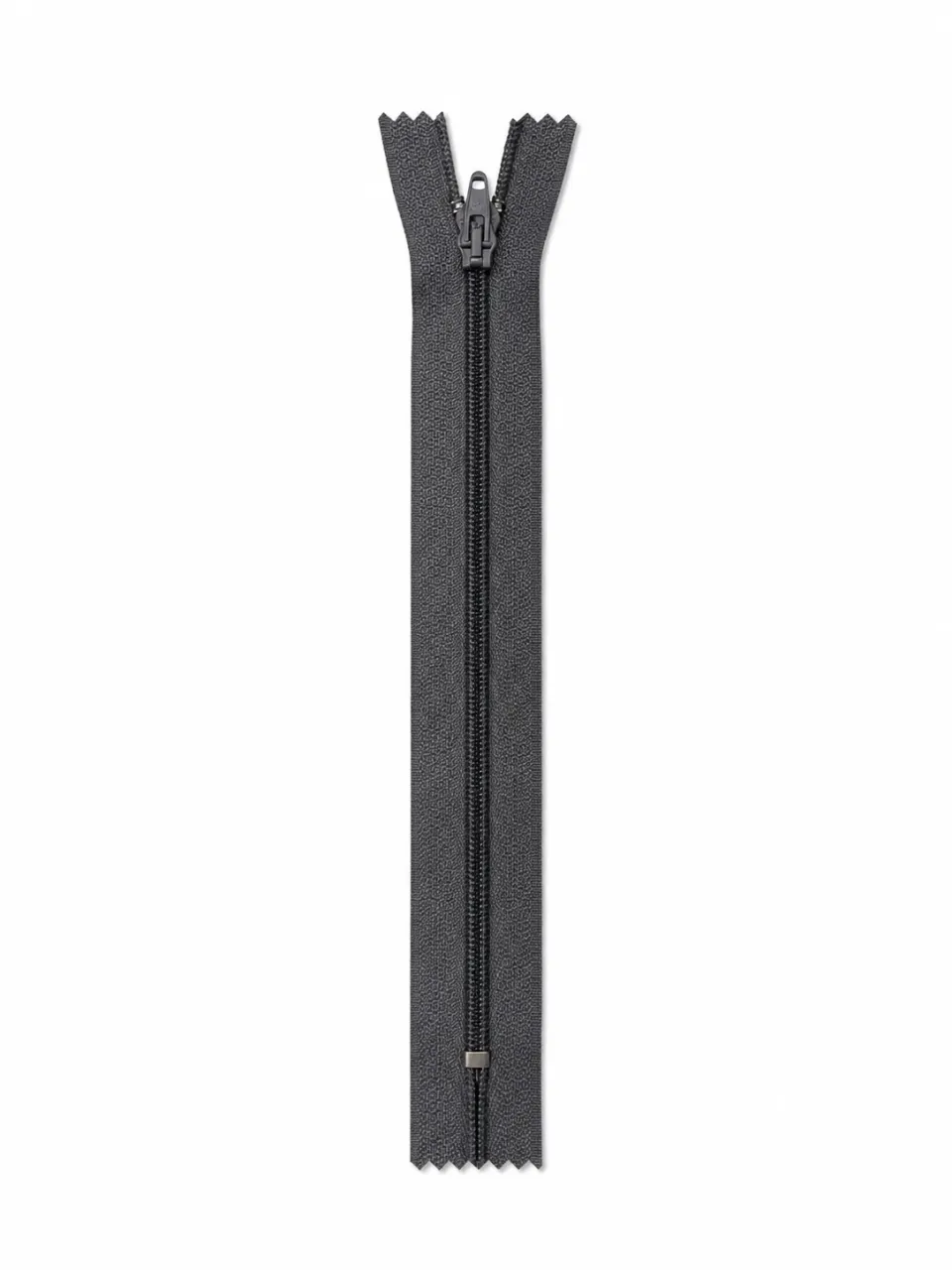Ruba Pantolon Fermuarı Tip 7 – 18 cm Dayanıklı Pantolon Fermuarı - Orta Gri
