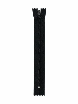 Ruba Pantolon Fermuarı Tip 7 – 18 cm Dayanıklı Pantolon Fermuarı - Siyah görsel 1