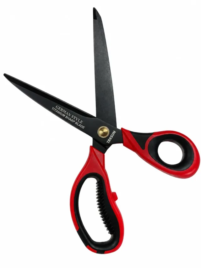 GL-999 Kırmızı Kumaş ve Terzi Makası 25 cm