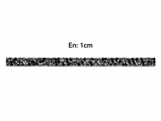 Taşlı Şerit Füme 1 cm – 1 Metre Dekoratif Taş Şerit görsel 1